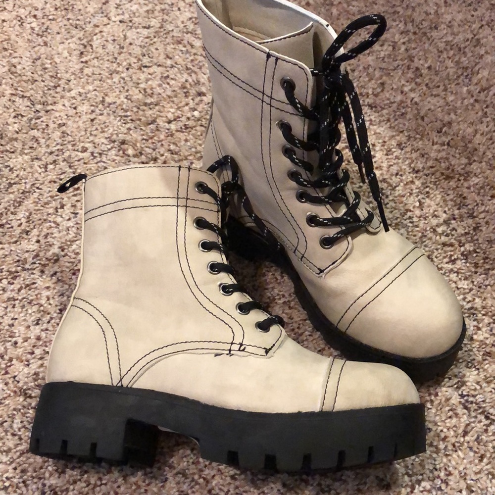 Seven platform ankle boots